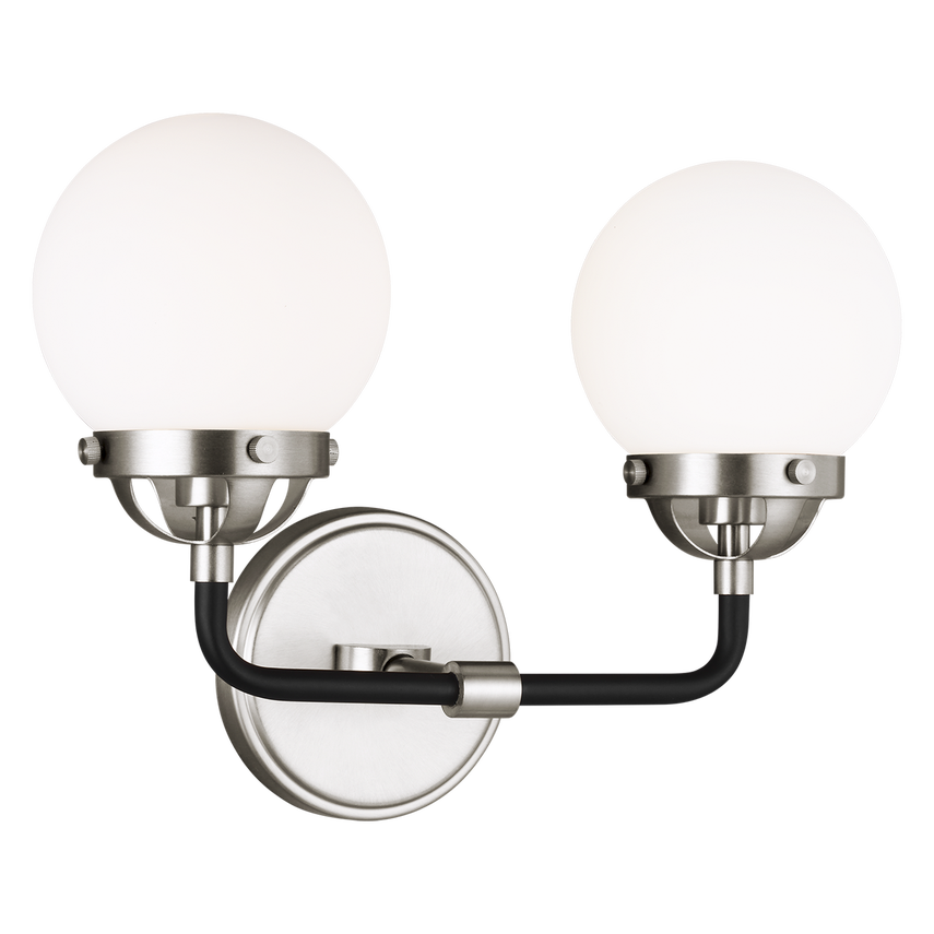 Applique murale/salle de bain à deux lumières Café