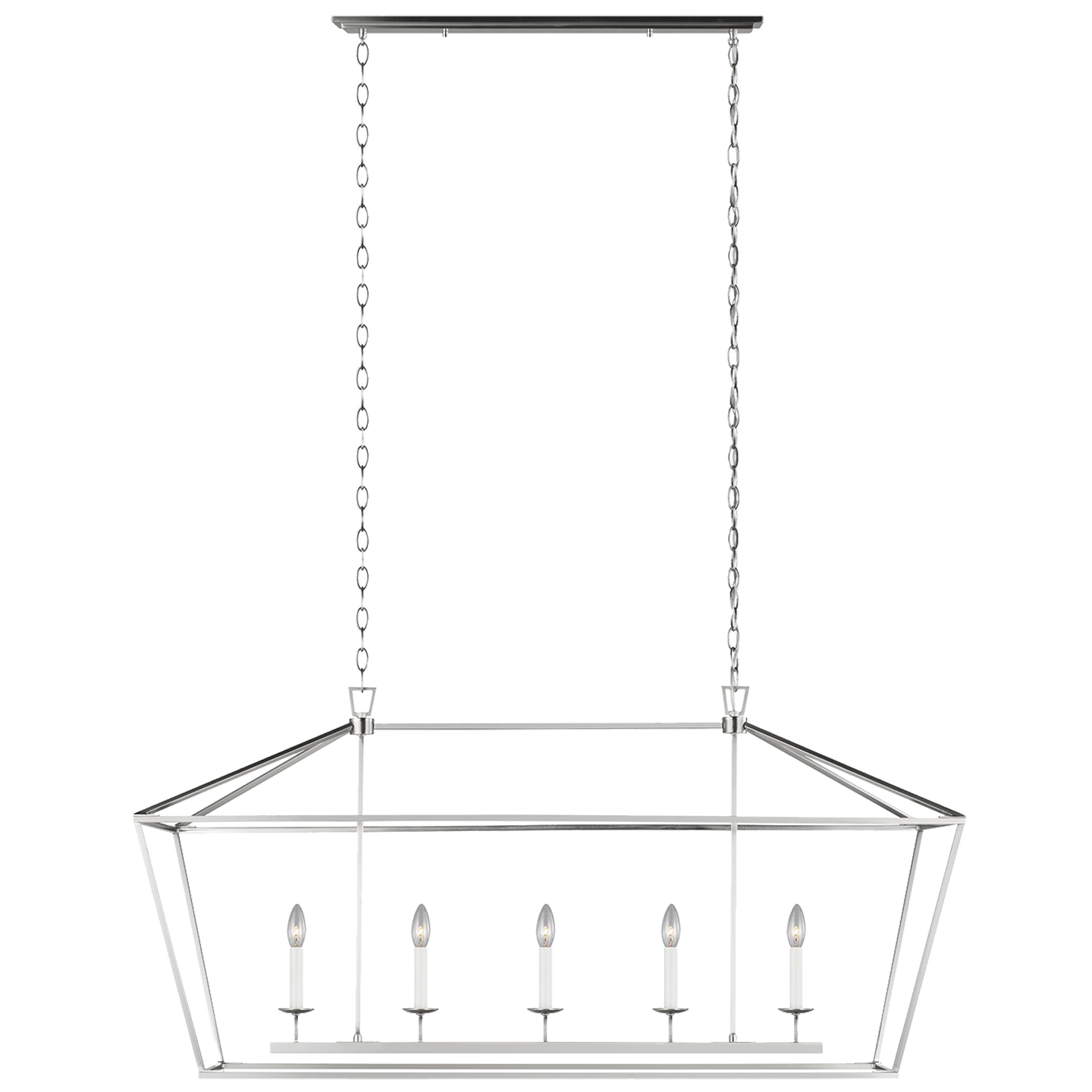 Dianna Five Light Medium Linear Chandelier