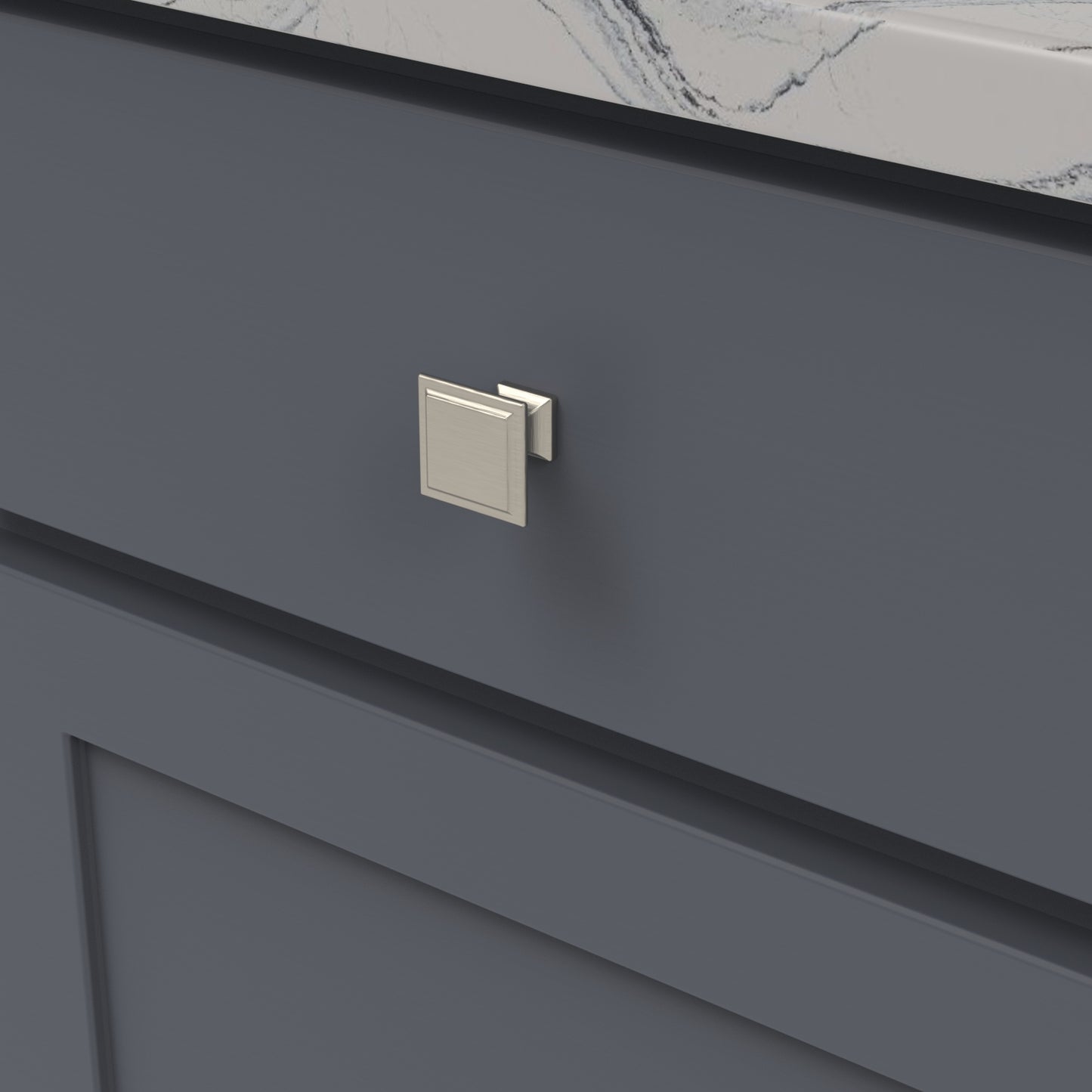 Knob 1-1/4 Inch Square