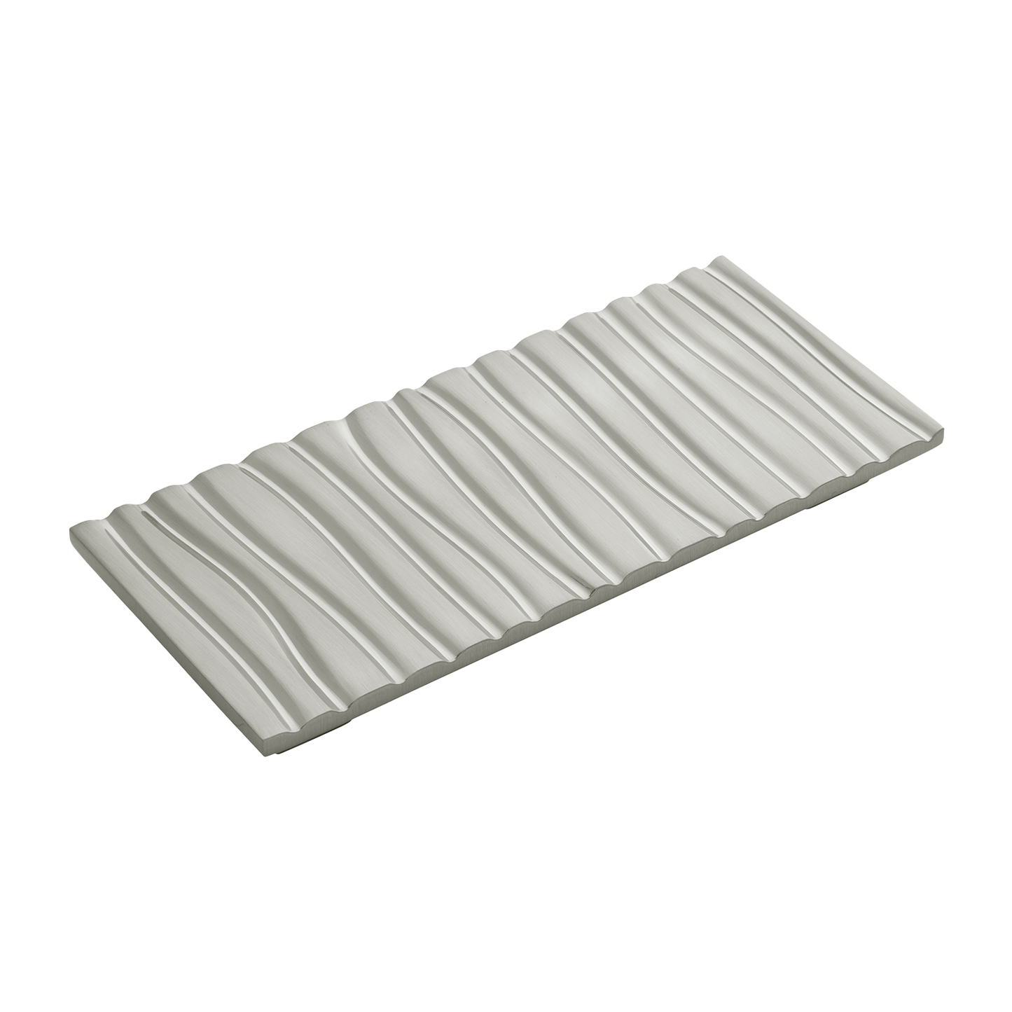 Bijou Dune Collection Pull 5-7/16 Inch Center to Center Satin Nickel Finish