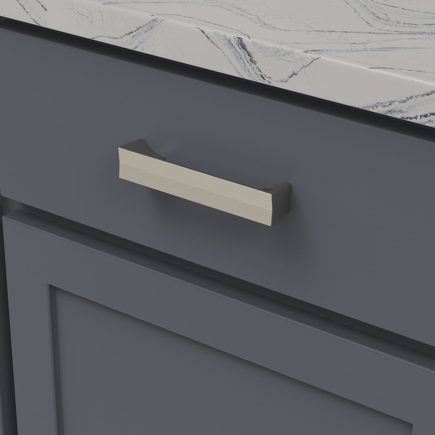 Tirez de 5-1/16 pouces (128 mm) de centre à centre