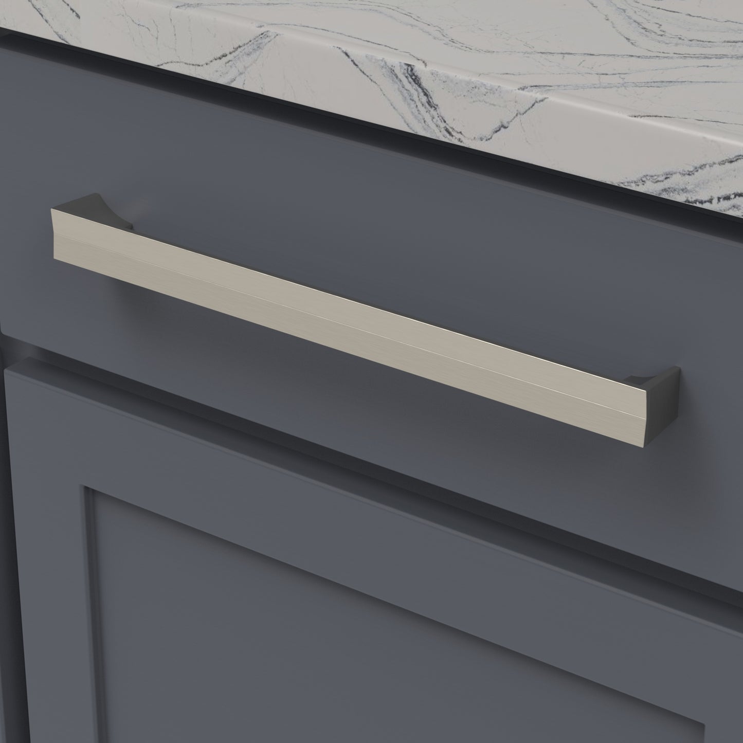 Tirez 12 pouces de centre à centre