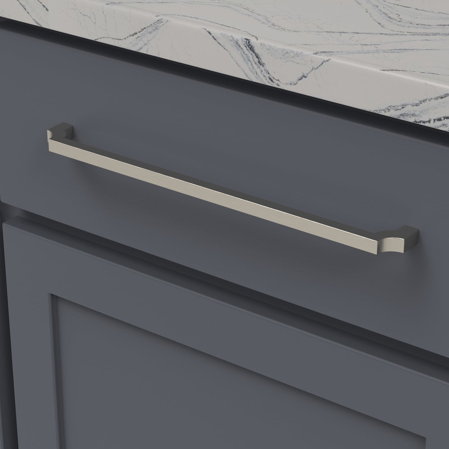 Tirez 12 pouces de centre à centre