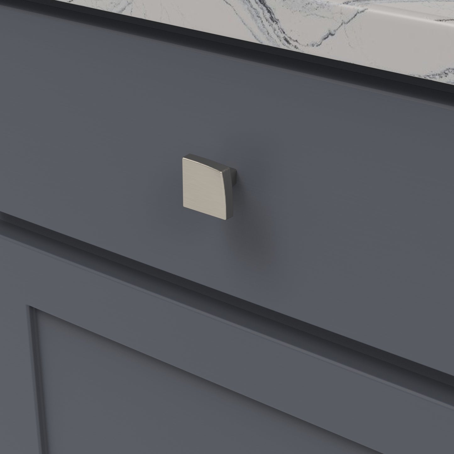 Knob 1-1/4 Inch Square