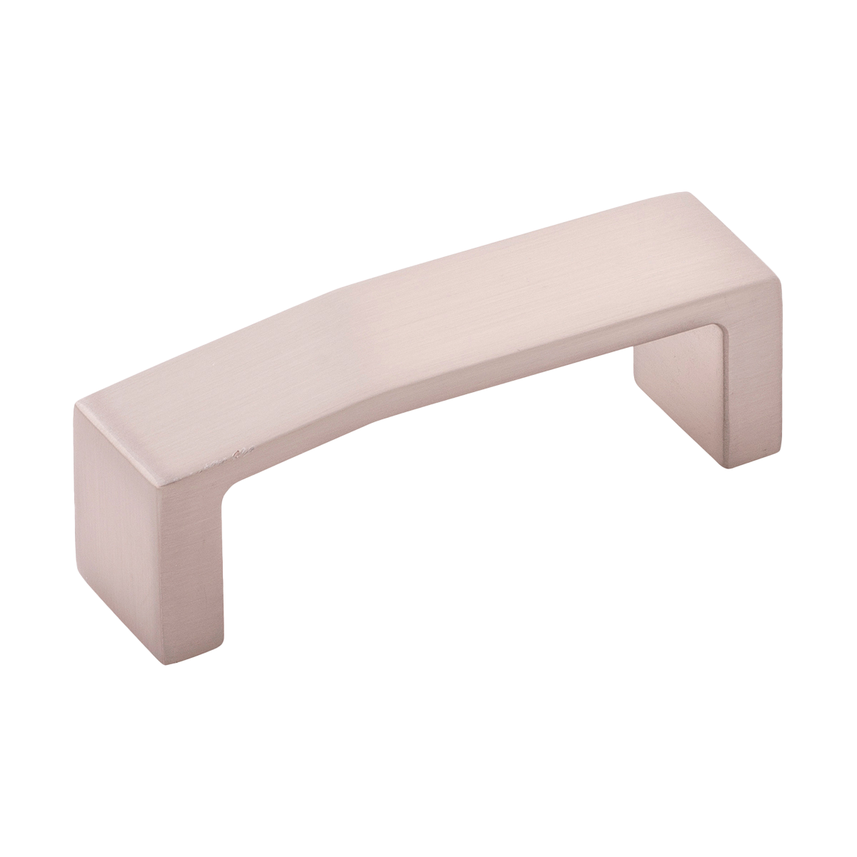 Veer Collection Pull 3 Inch Center to Center Satin Nickel Finish