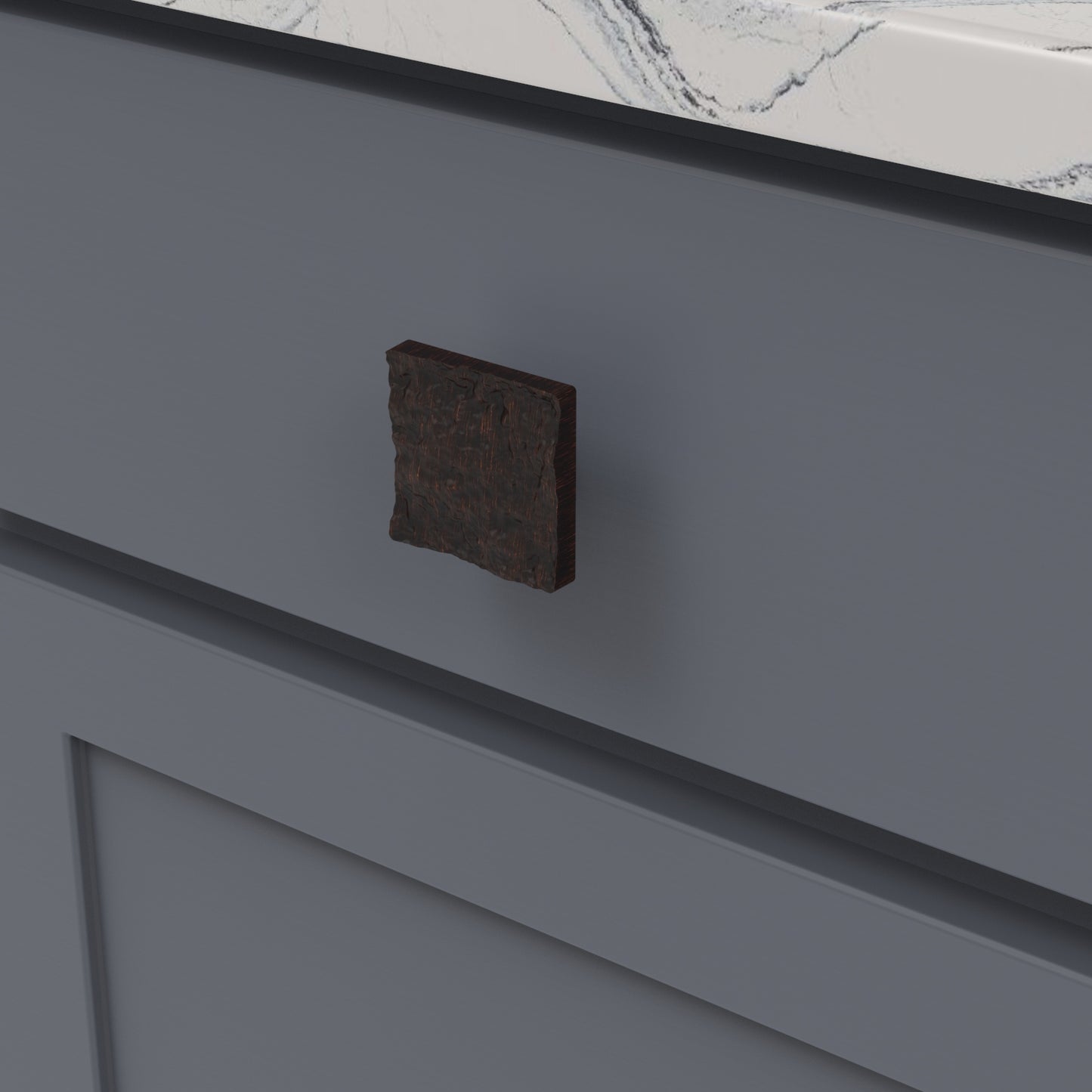 Knob 2 Inch Square