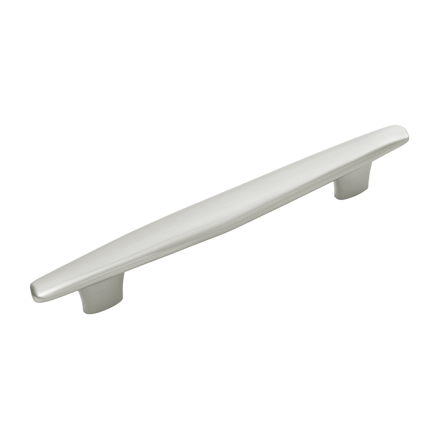 Pebble Collection Pull 6-5/16 Inch (160mm) & 7-9/16 Inch (192mm) Center to Center Satin Nickel Finish