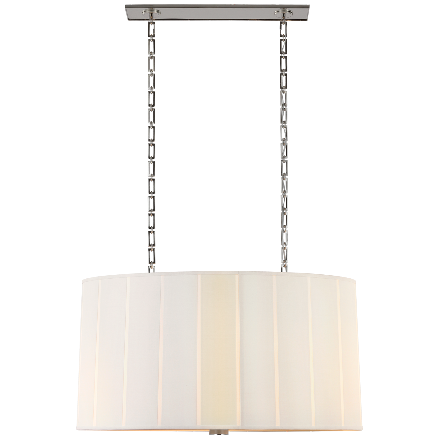 Perfect Pleat Oval Hanging Shade