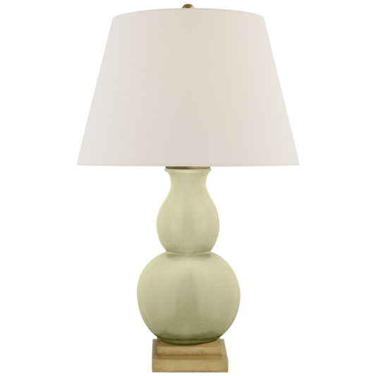 Gourd Form Small Table Lamp