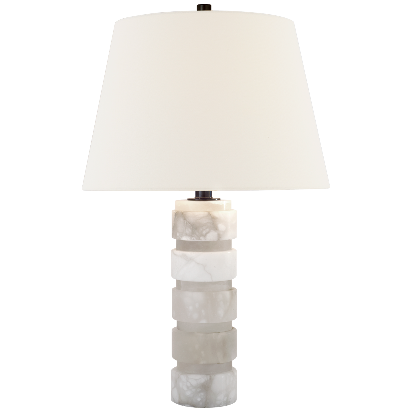 Round Chunky Stacked Table Lamp