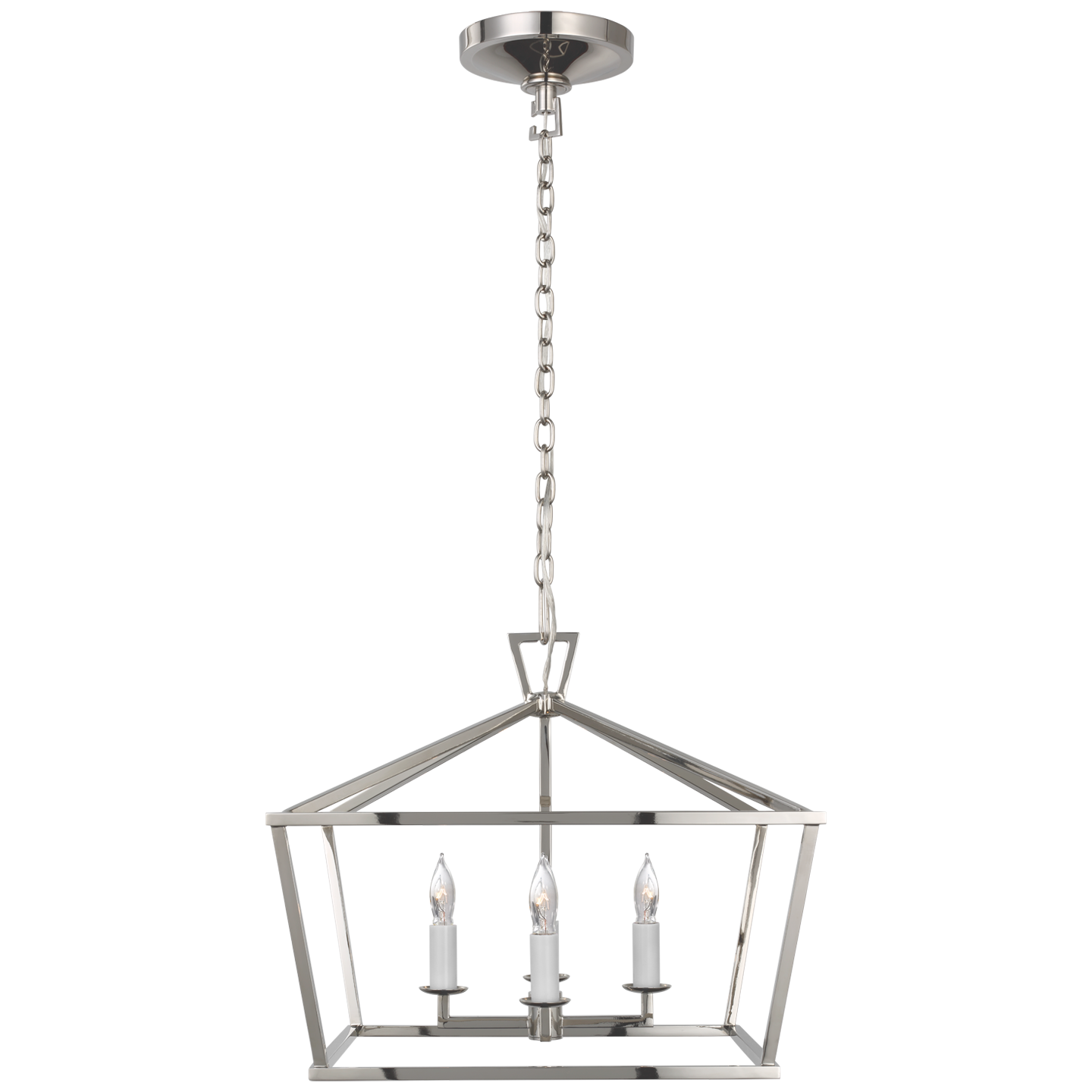 Darlana Small Wide Semi-Flush Mount Lantern