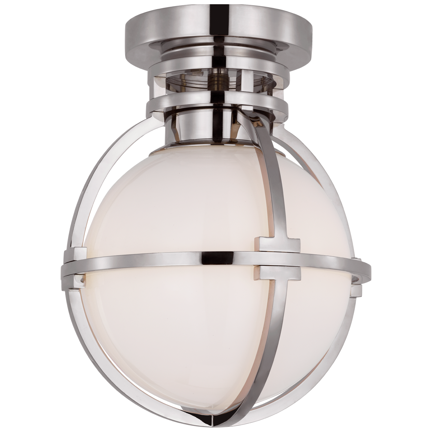 Plafonnier encastré Gracie 7" avec globe capturé