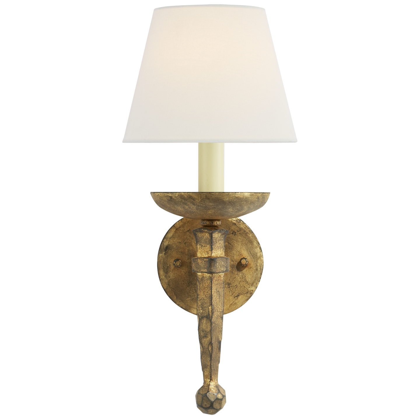 Applique torche en fer