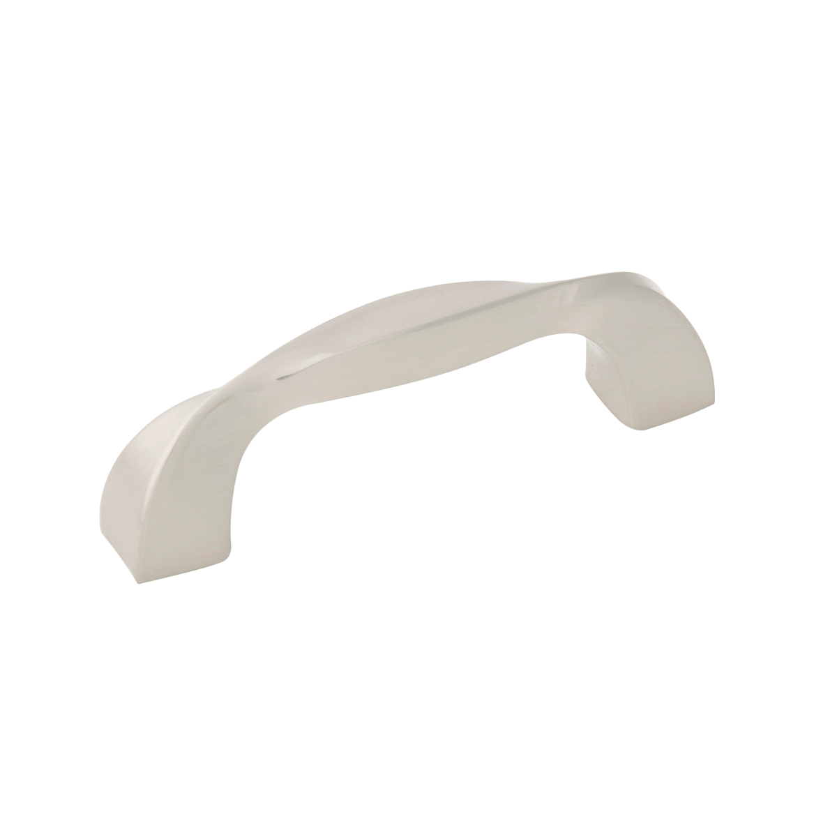 Facette Collection Knob 1-3/8 Inch Diameter Satin Brass Finish