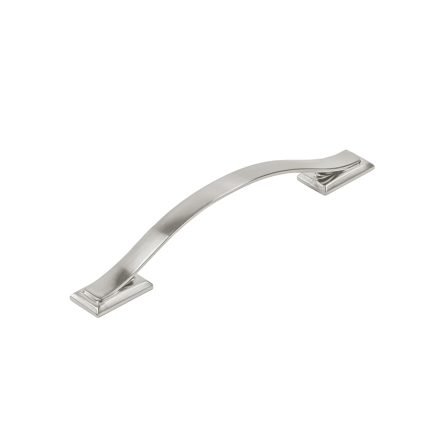 Facette Collection Knob 1-3/8 Inch Diameter Satin Brass Finish