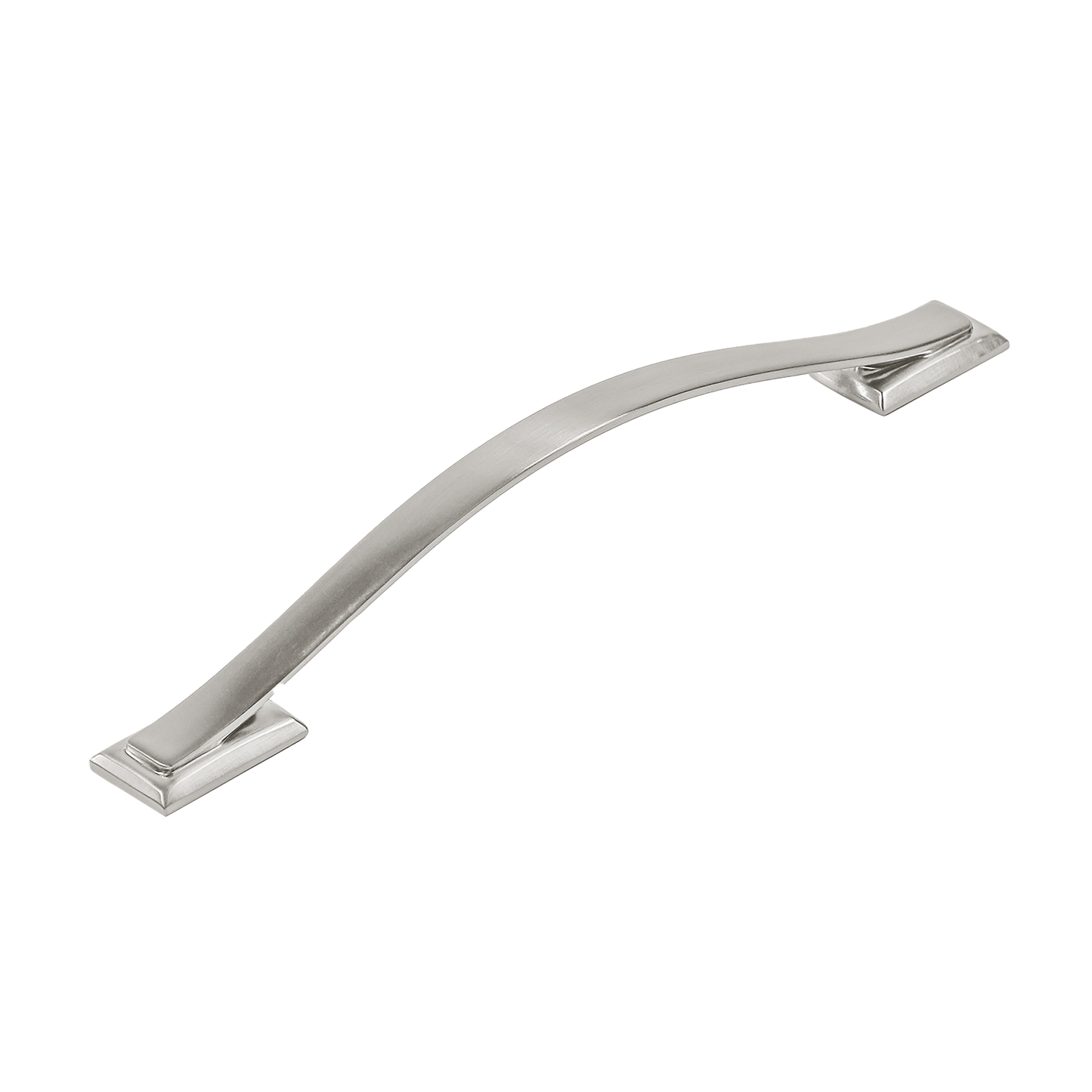 Facette Collection Knob 1-3/8 Inch Diameter Satin Brass Finish