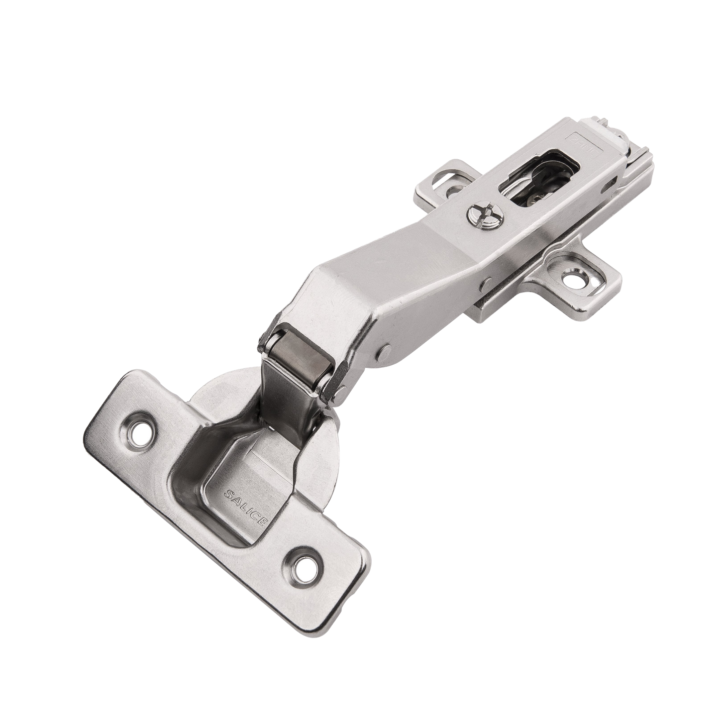 Facette Collection Knob 1-3/8 Inch Diameter Satin Brass Finish