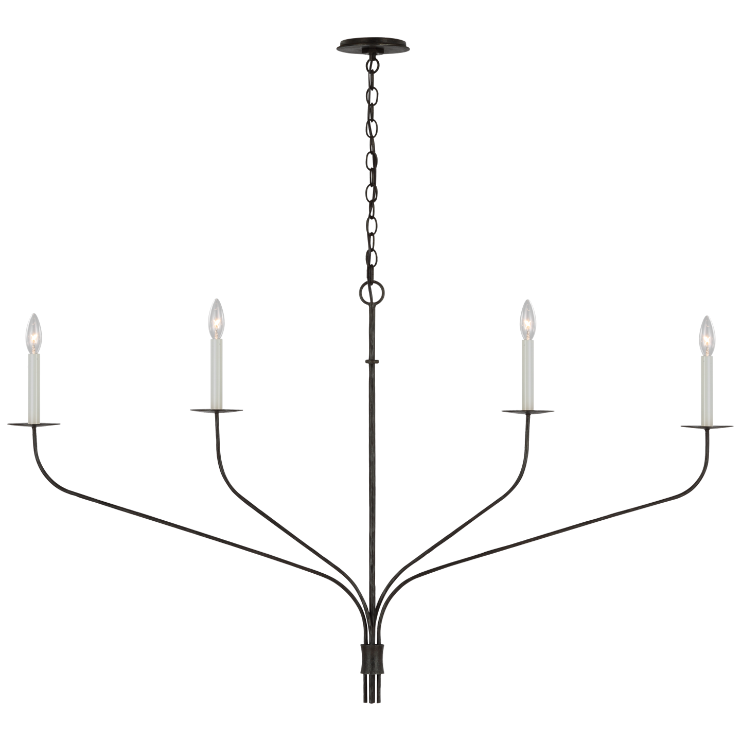 Lustre linéaire à quatre lumières Belfair Grande