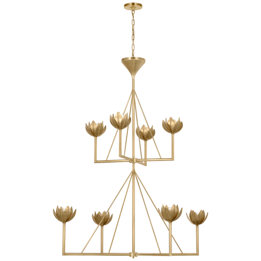 Alberto Large Two Tier Chandelier