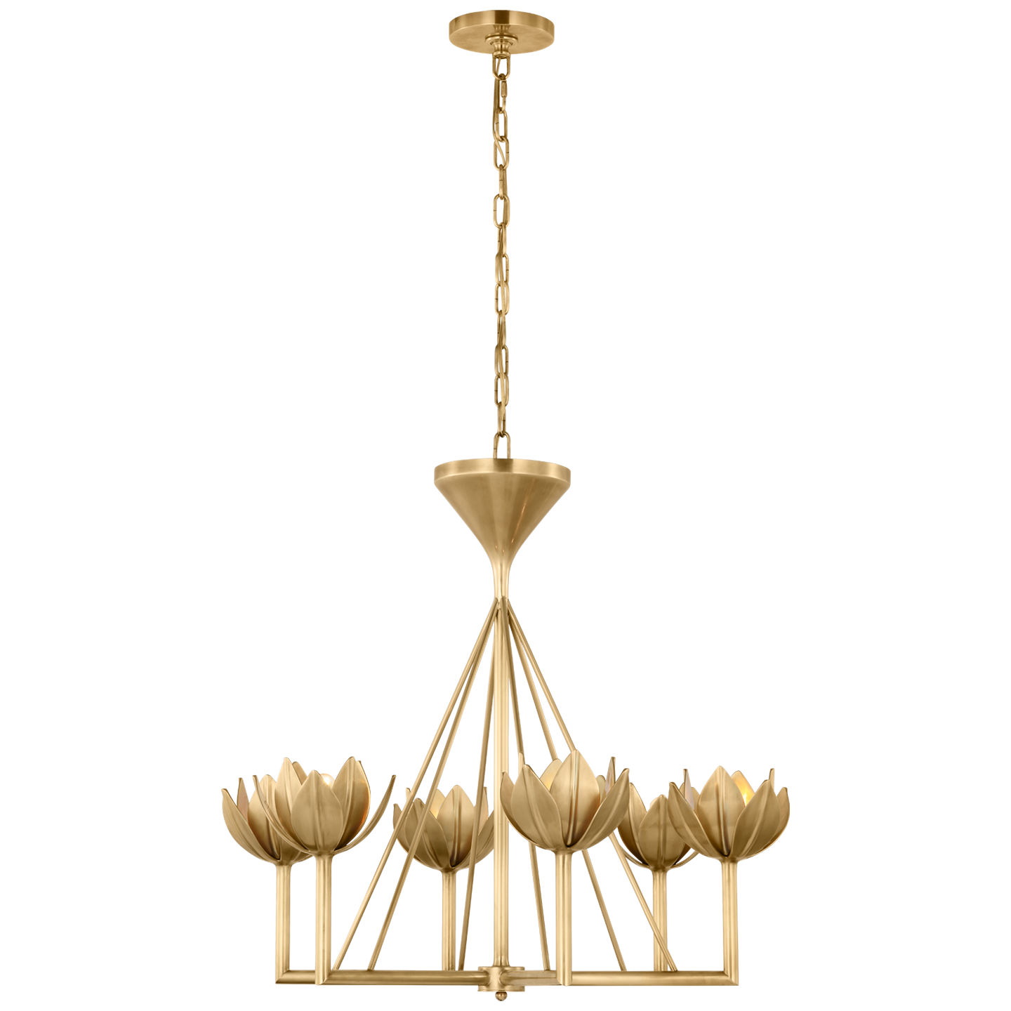 Petit lustre bas de plafond Alberto