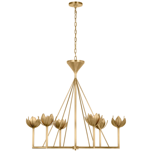 Alberto Large Low Ceiling Chandelier