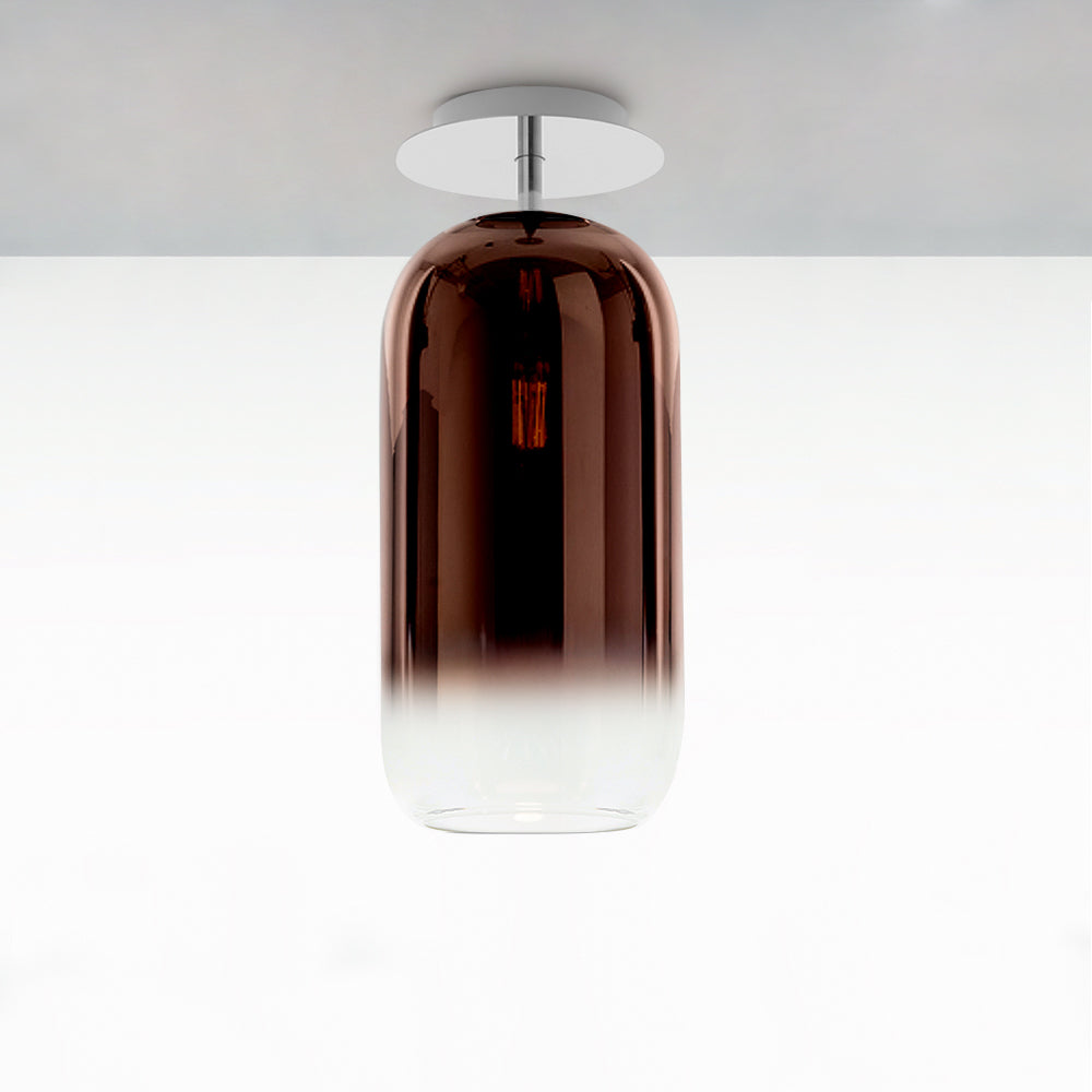 Plafonnier classique GOPLE MAX 22 W E26 Chrome/cuivre 120 V