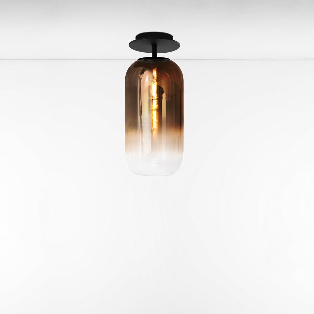 Plafonnier classique GOPLE MAX 22 W E26 noir/bronze 120 V