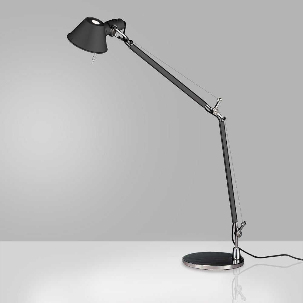 TOLOMEO CLASSIC MAX 100W E26 BLACK W/BASE ALUM