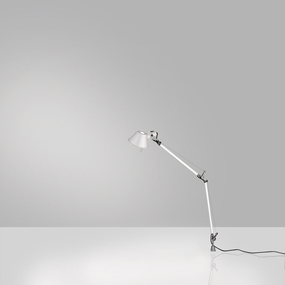 TOLOMEO MINI MAX 100W E26 WHITE W/IN-SET PIVOT ALUM