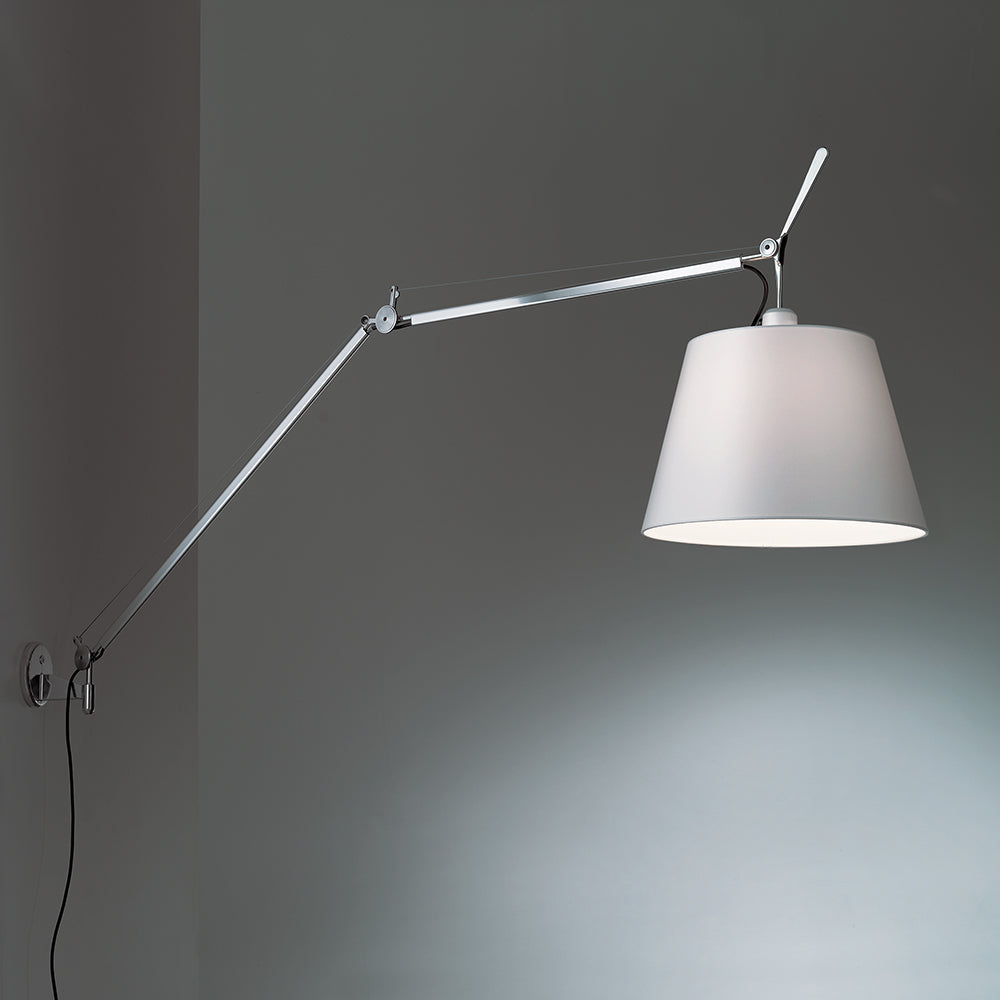 TOLOMEO MEGA WALL W/12IN DIFF FIBER MAX 150W E26 ALUM