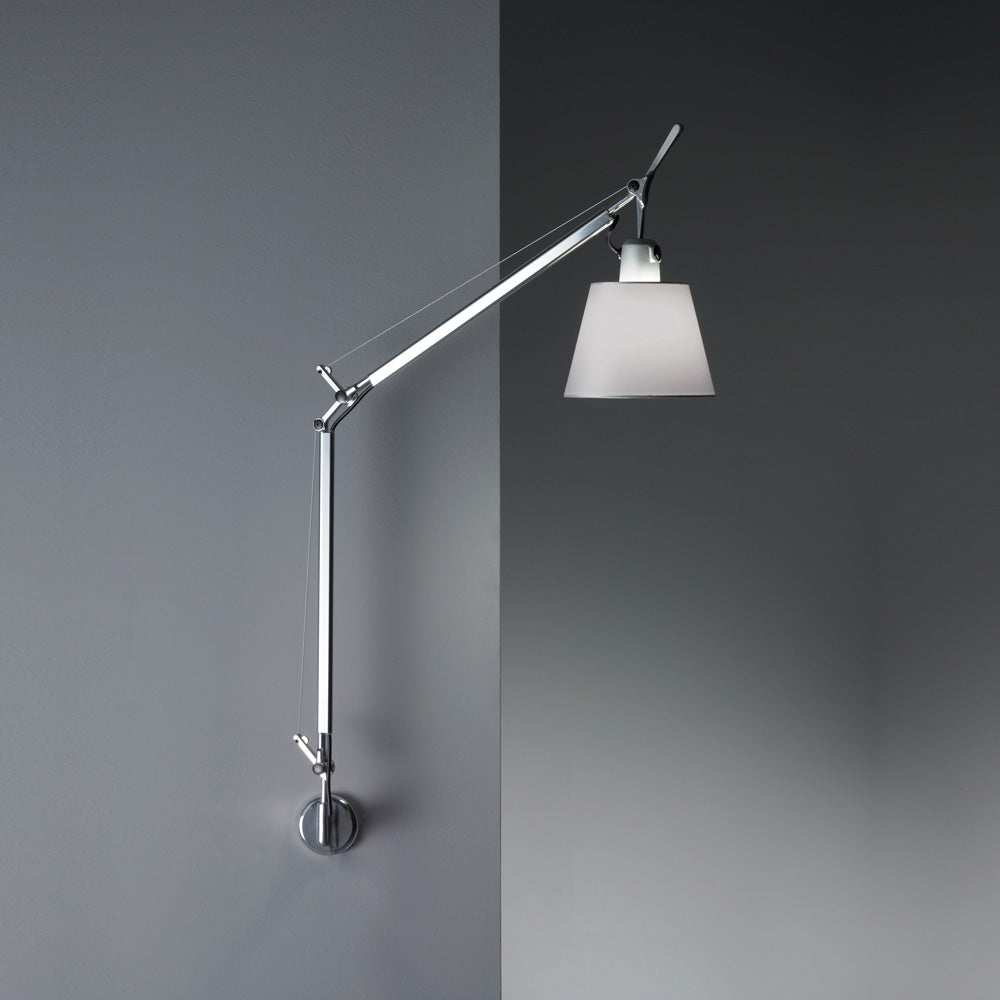 TOLOMEO W/SHADE(FIBER) MAX 75W E26 W/J BRACKET(ALU)