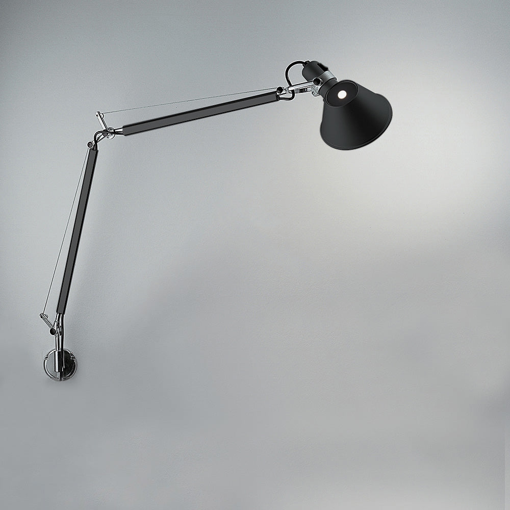 TOLOMEO CLASSIC MAX 100W E26 BLACK W/J BRACKET(ALU)
