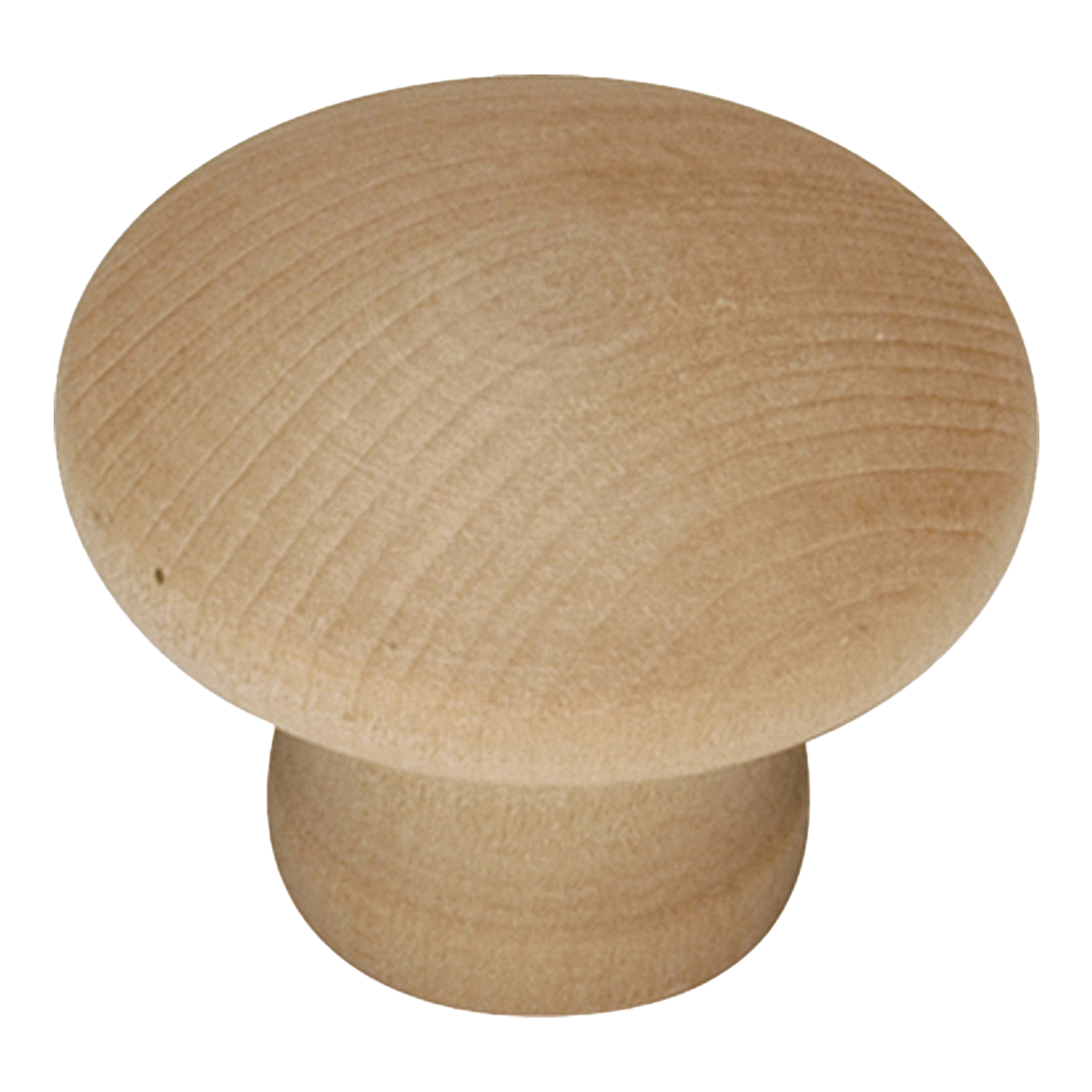 Facette Collection Knob 1-3/8 Inch Diameter Satin Brass Finish
