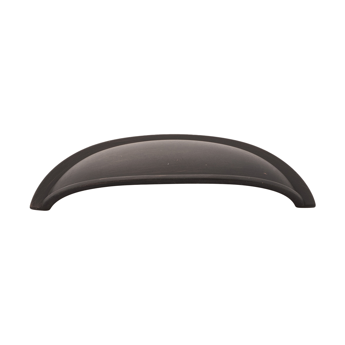 Facette Collection Knob 1-3/8 Inch Diameter Satin Brass Finish