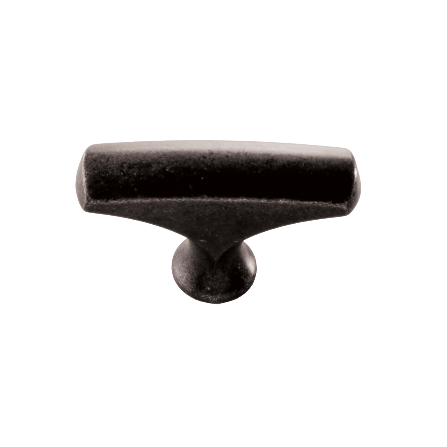 Facette Collection Knob 1-3/8 Inch Diameter Satin Brass Finish