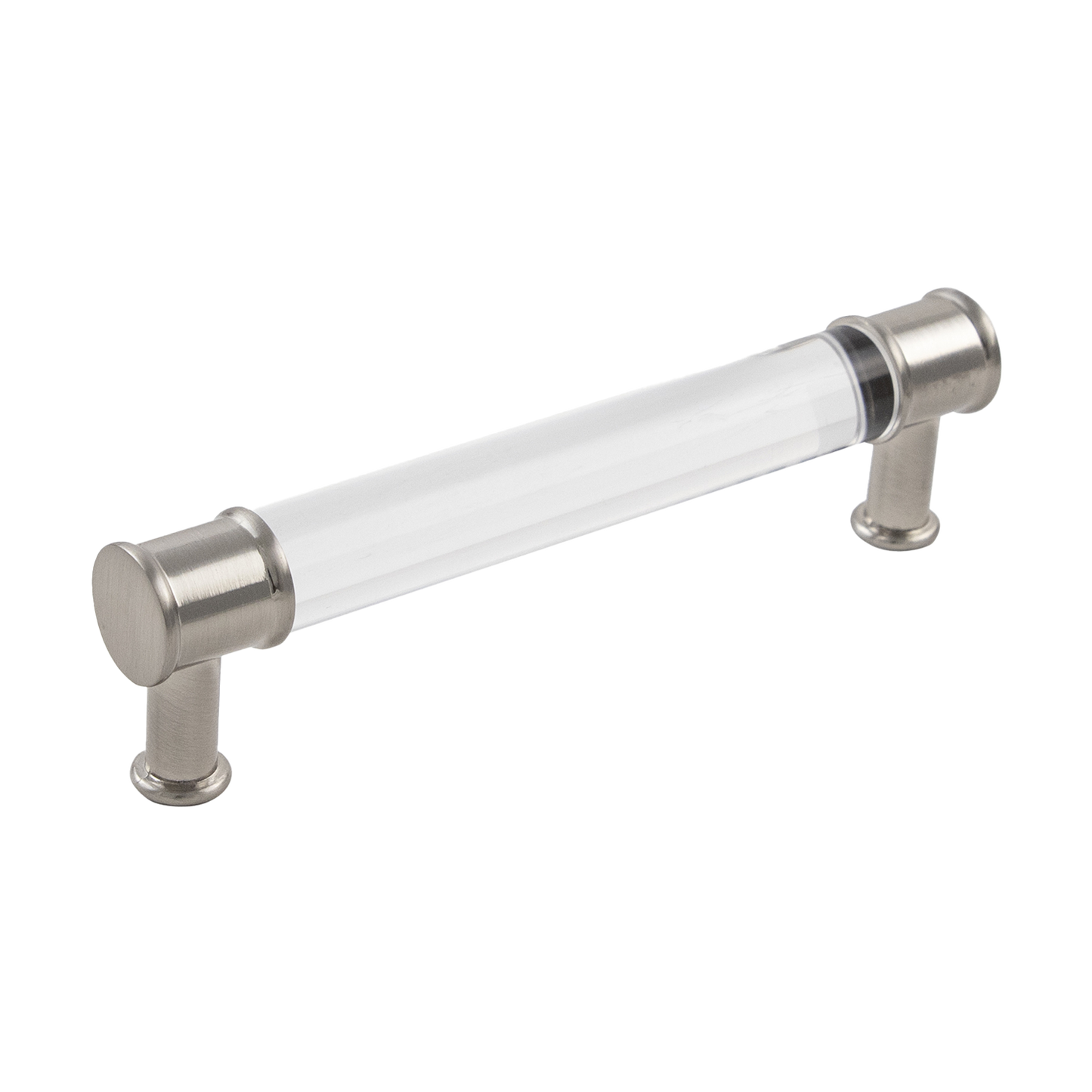 Facette Collection Knob 1-3/8 Inch Diameter Satin Brass Finish