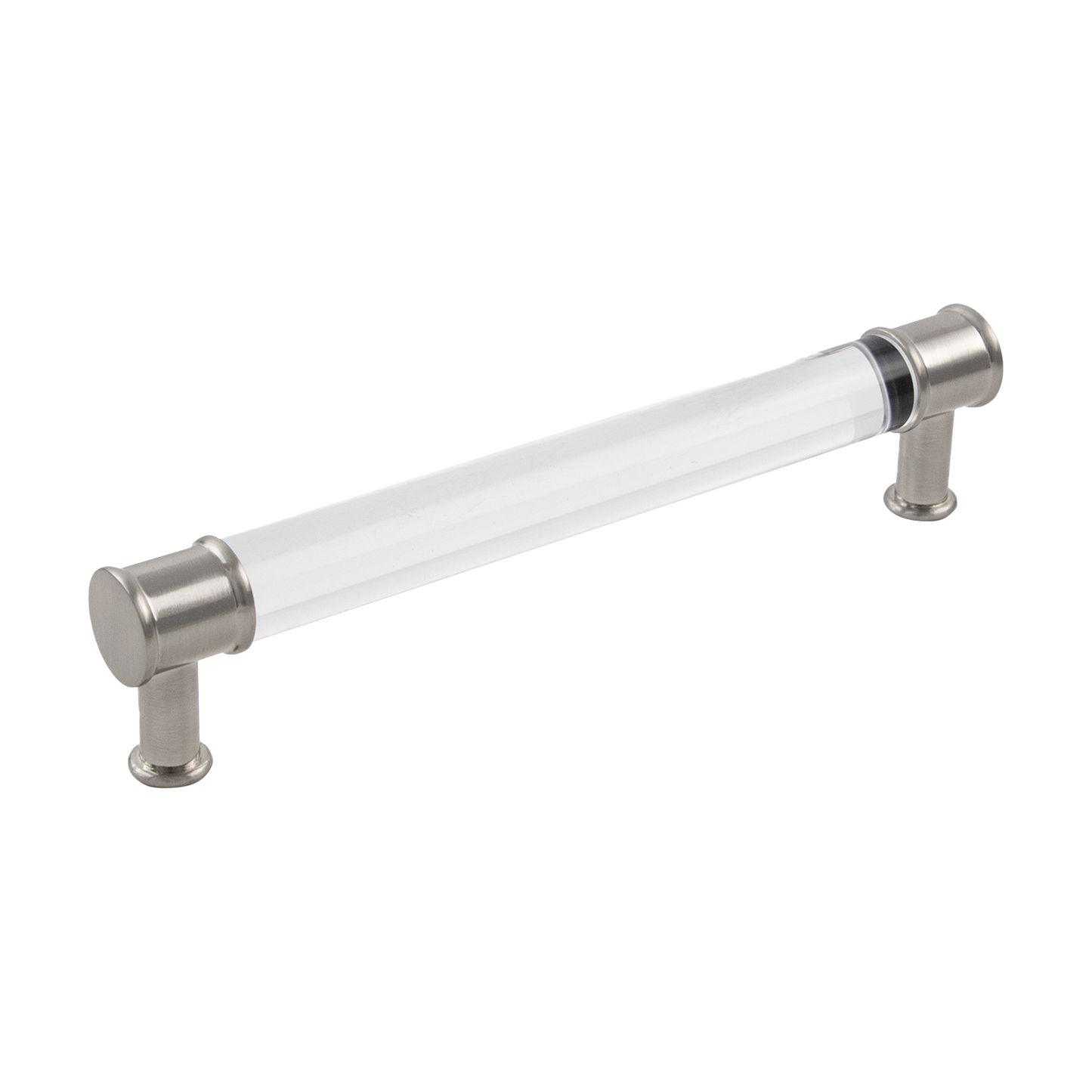 Facette Collection Knob 1-3/8 Inch Diameter Satin Brass Finish