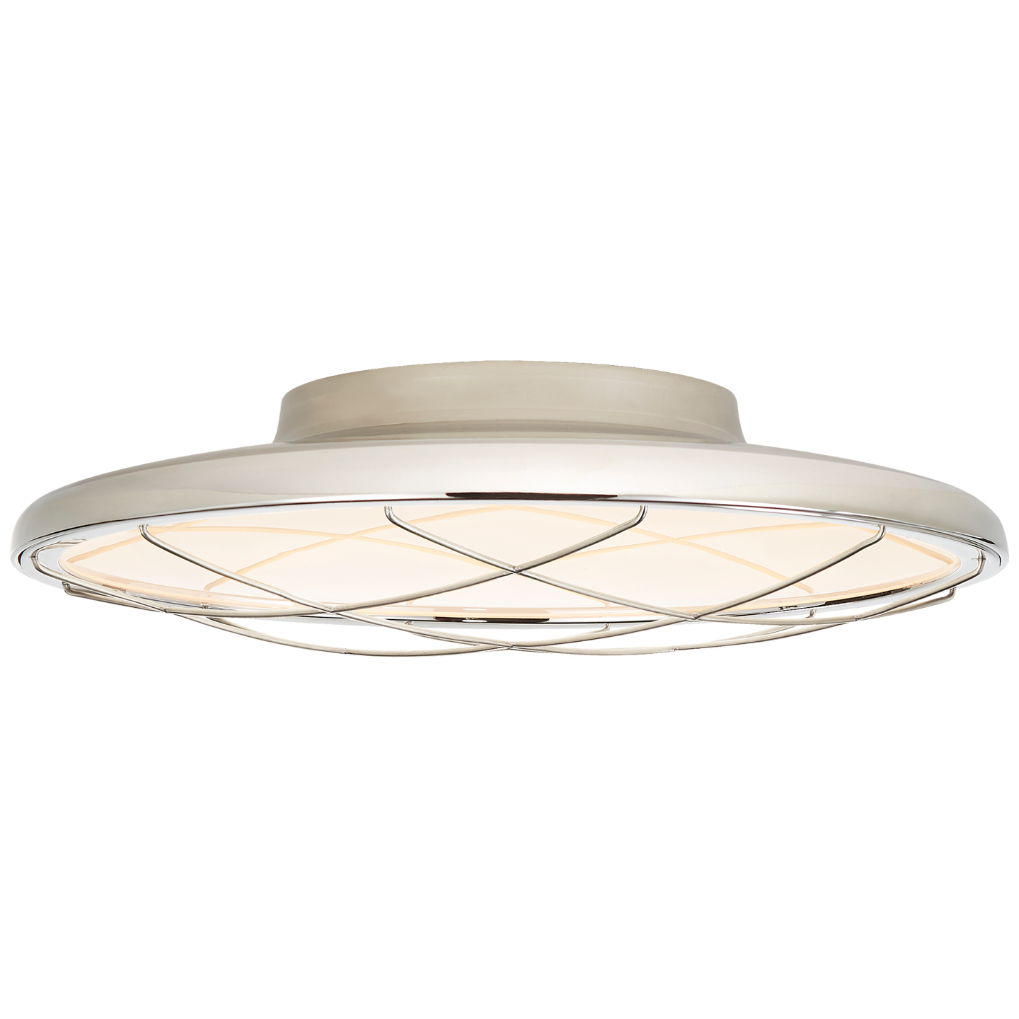 Dot 13" Caged Flush Mount