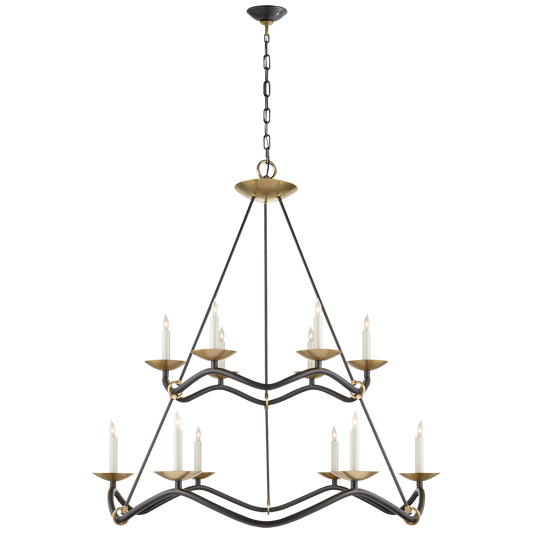 Choros Two-Tier Chandelier