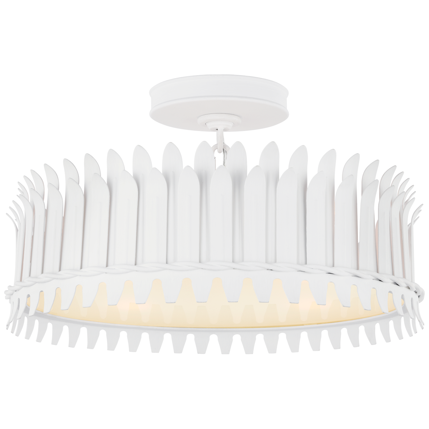 Leslie 16" Semi-Flush