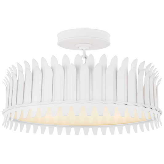 Leslie 16" Semi-Flush