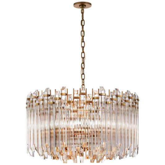 Adele Large Wide Drum Chandelier