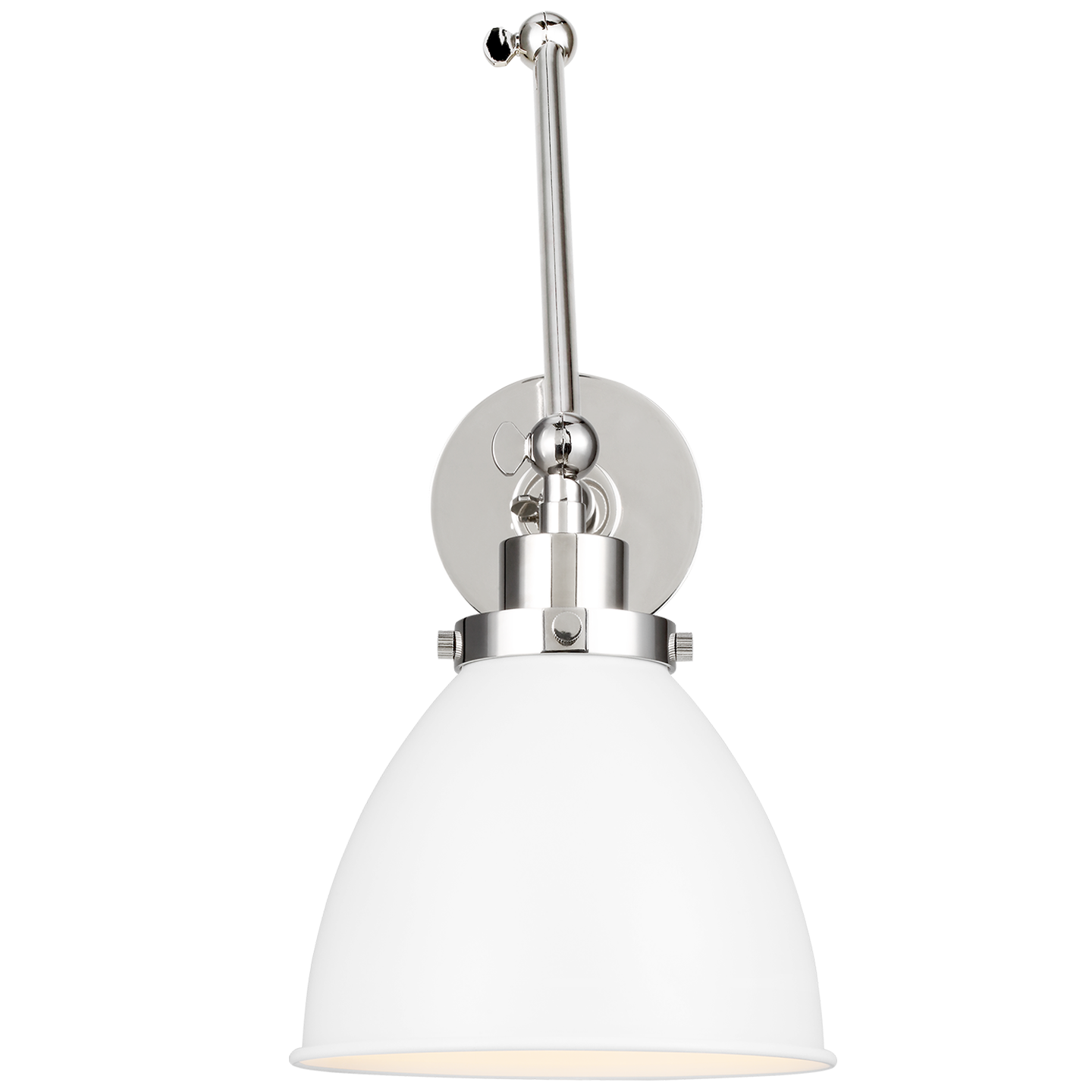 Wellfleet Double Arm Dome Task Sconce