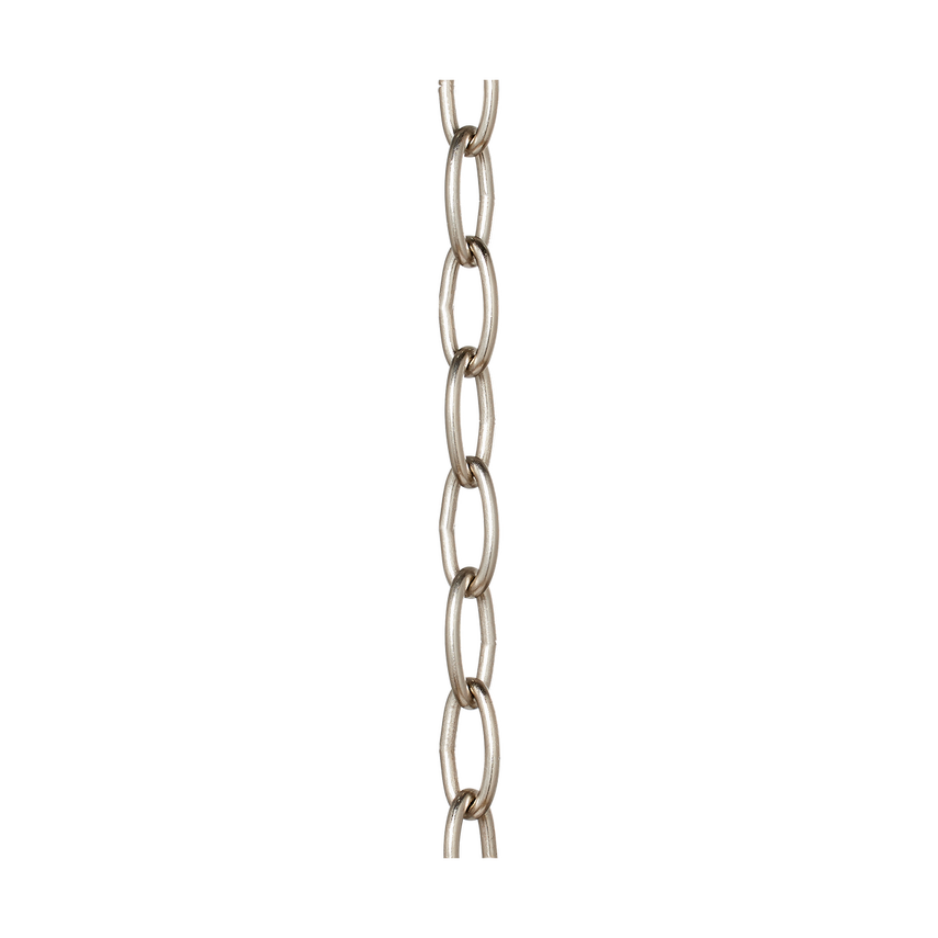 Chaîne décorative finition nickel brossé