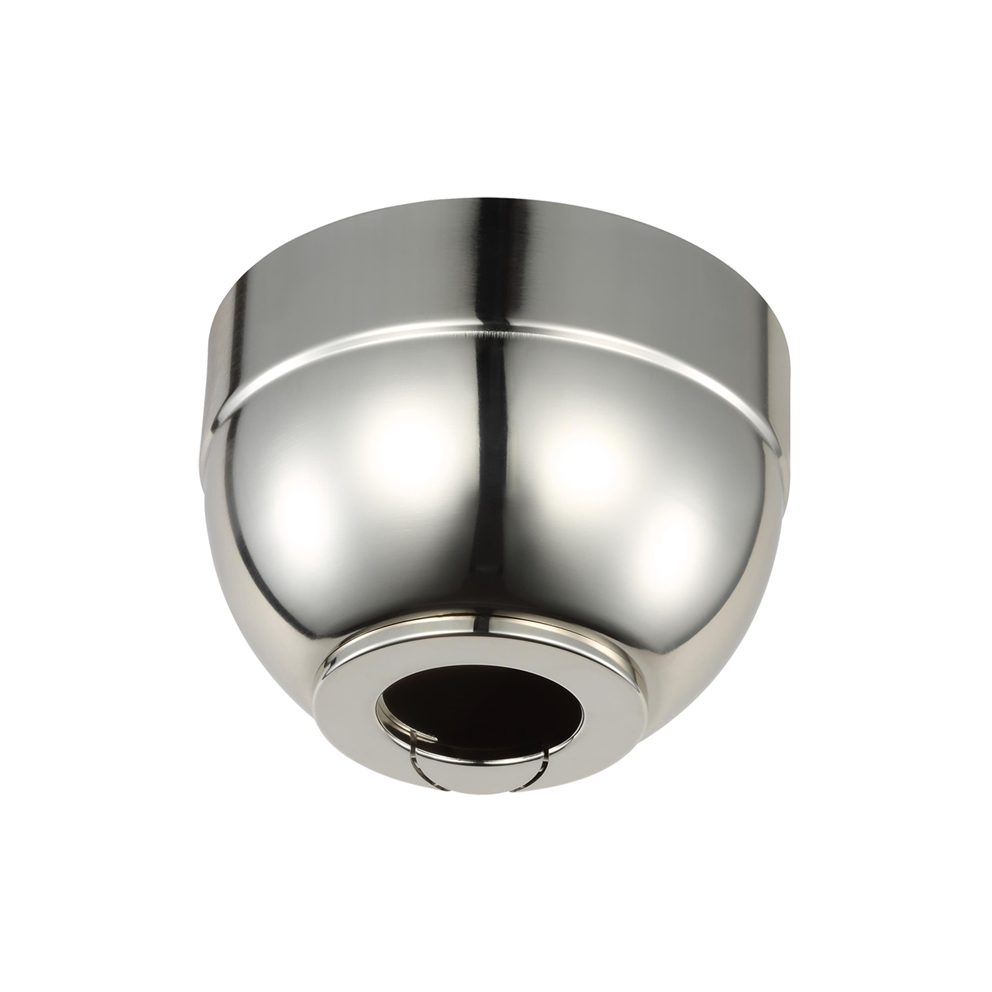 Polished Nickel Ceiling Fan Slope Ceiling Mounting Kit for Slopes up to 45°