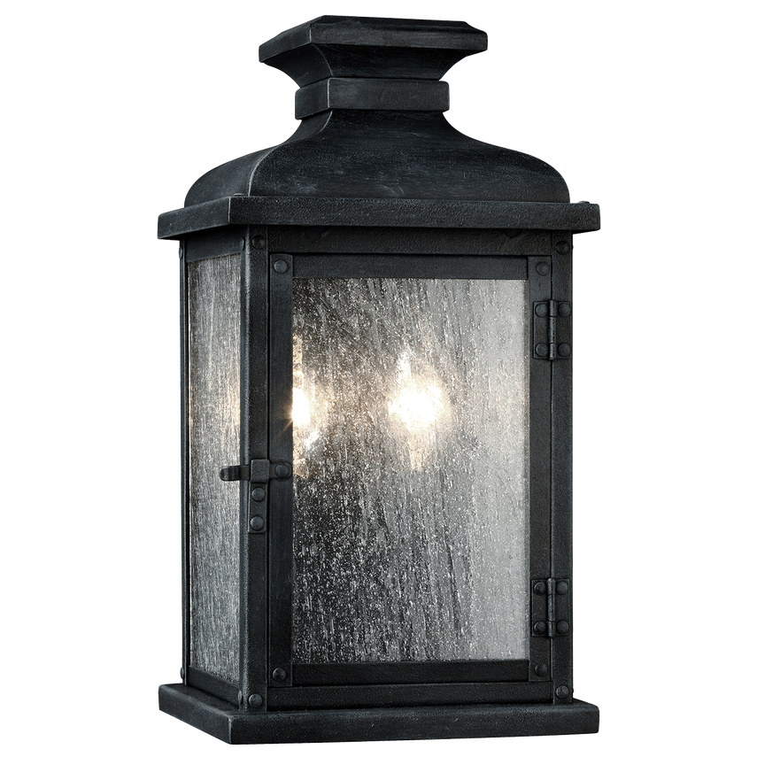 Petite lanterne murale à fronton