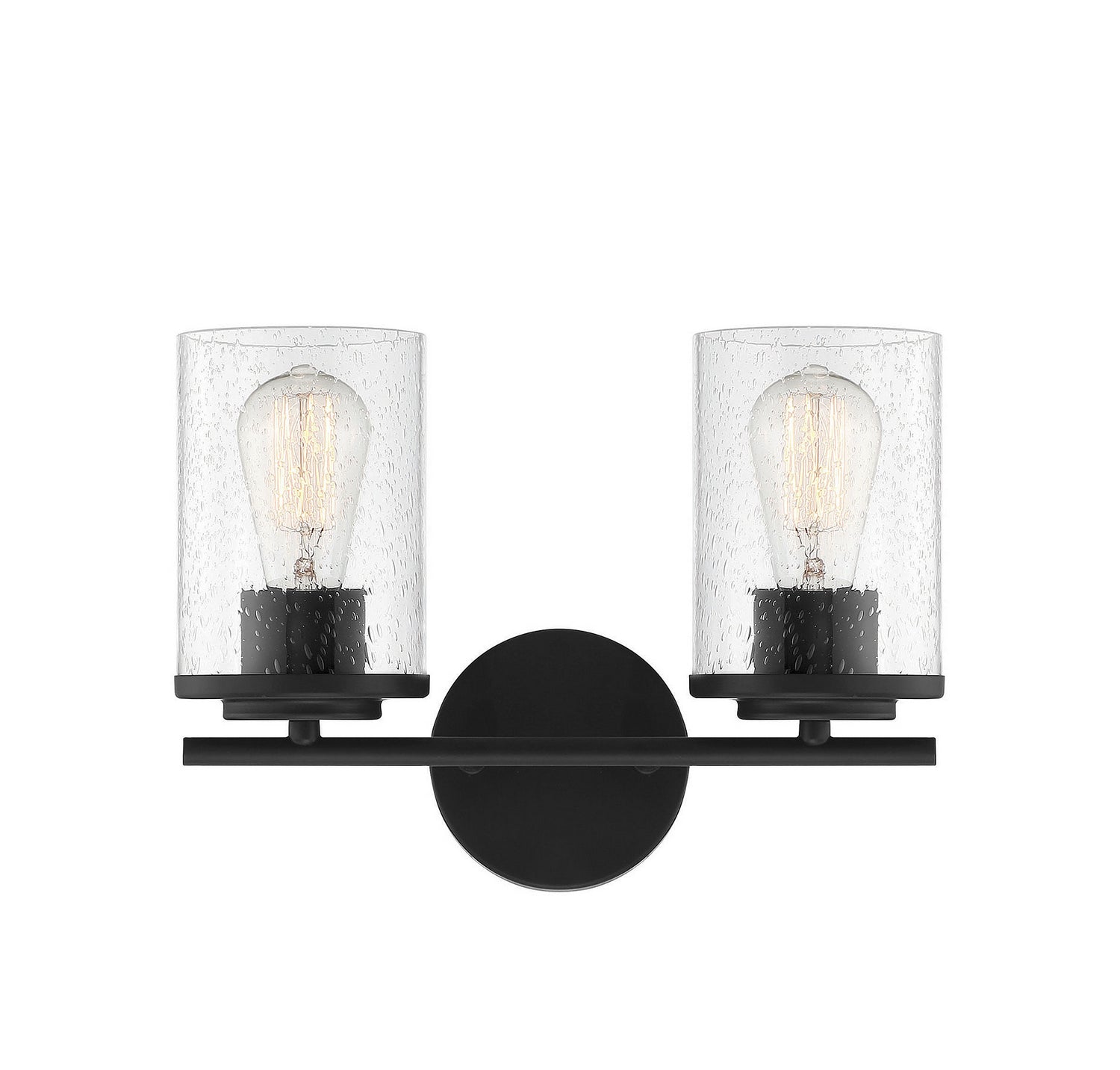 Marshall Two Light Bath Bar in Matte Black