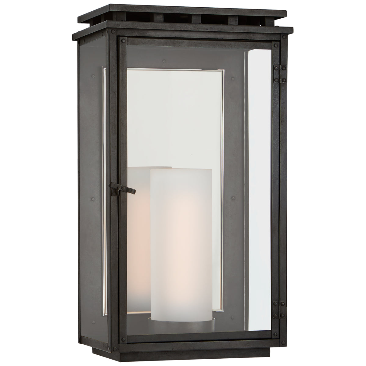 Cheshire One Light Wall Lantern in Aged Iron