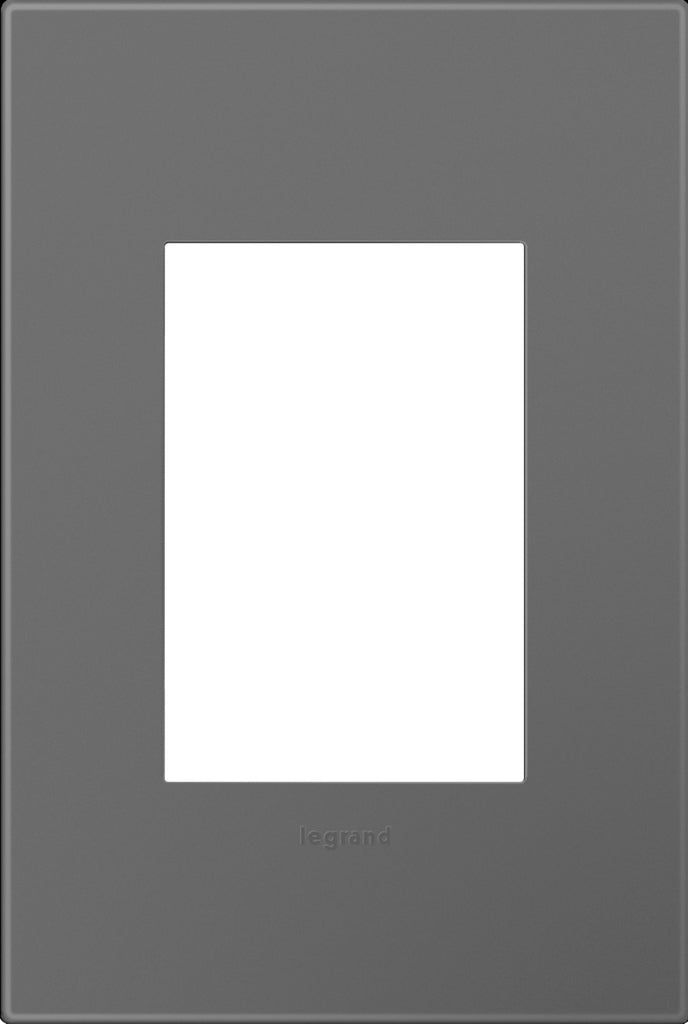 Adorne One-Gang-Plus Screwless Wall Plate with Microban