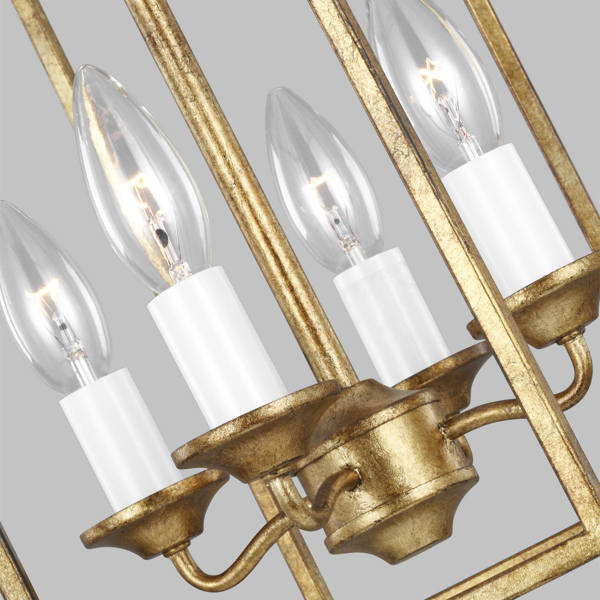Bantry House Four Light Pendant in Antique Gild